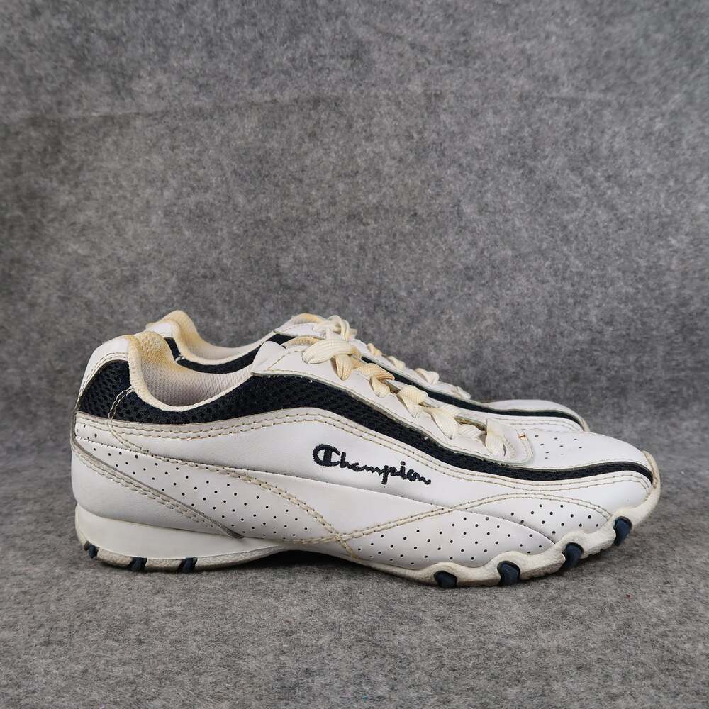 Champion Shoes Womens 6 Athletic Trainers Sneakers Lace Up Active Casual White